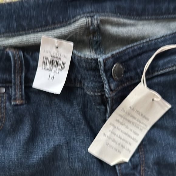 Ann Taylor modern fit stretch denim 14 NWT - Picture 2 of 5